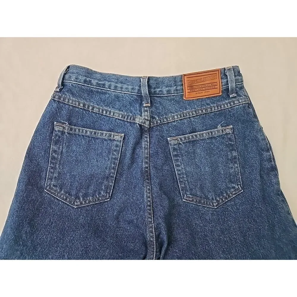 Pendleton Vtg 90s High Waisted Mom Jeans Womens Sz 14 Retro Westernwear Gorpcore